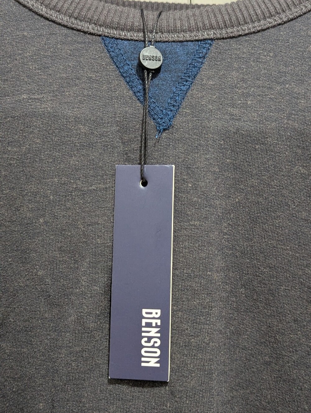 Benson 2 Tone Fleece- Charcoal & Navy